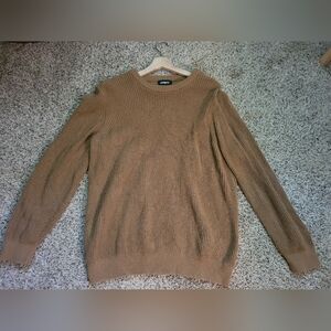 Express Men's Cozy Brown Sweater